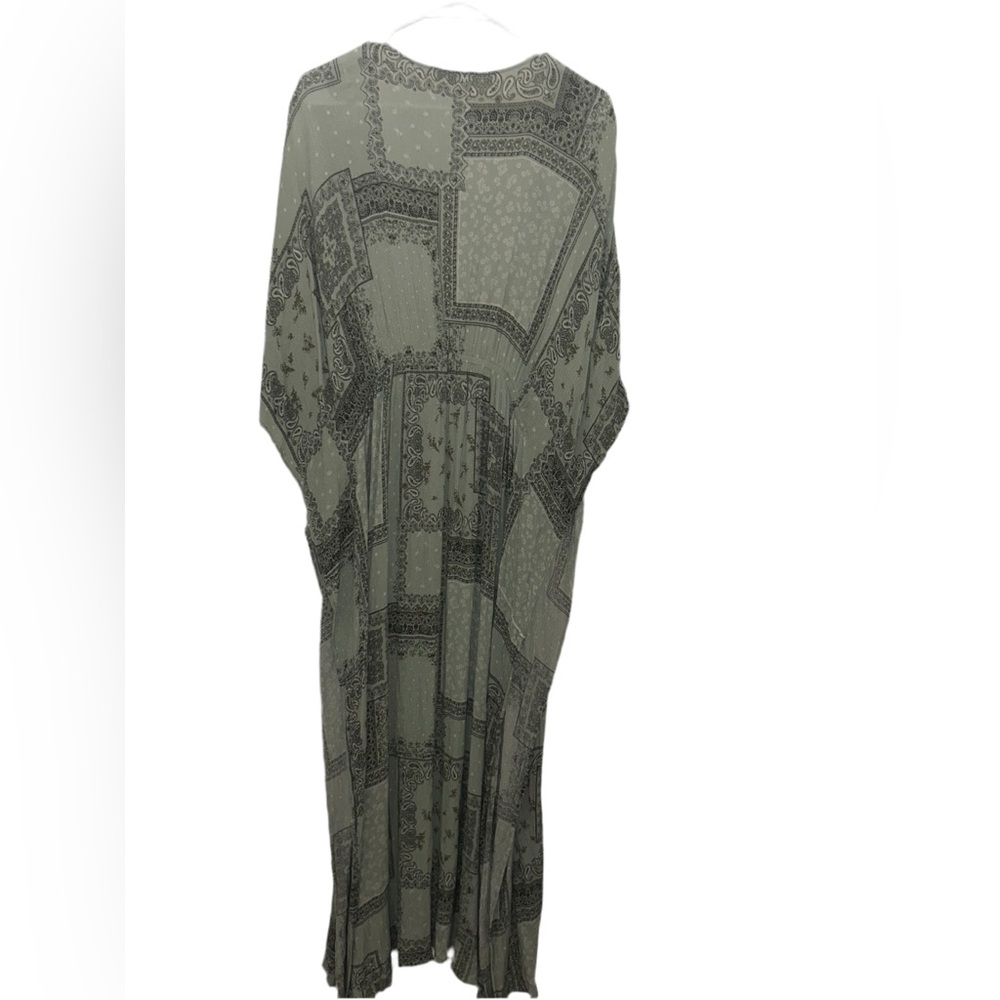 Lush Green Dolman Sleeve Sundress